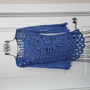 Boston Proper knit top. Blue. Size XS